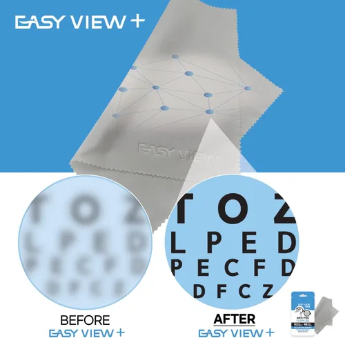 Vista 5 de EASY VIEW + Paño de microfibra antivaho - Para gafas gafas casco de motocicleta lente de cámara