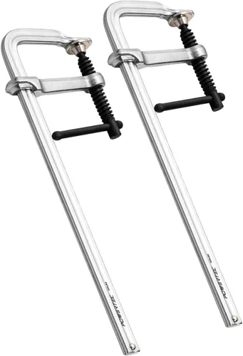 Vista 12 de POWERTEC Abrazadera para Agujeros de Bolsillo, Abrazadera de Ángulo Recto de 12" de Liberación Rápida para Ensamblaje de Agujeros de Bolsillo