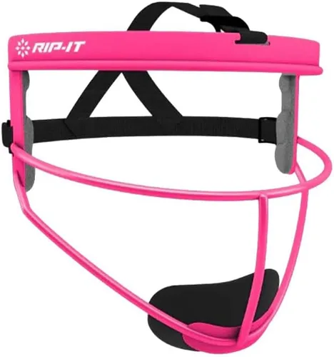 Vista 10 de RIP-IT Máscara facial de sóftbol de defensa original Máscara protectora ligera de campo de sóftbol