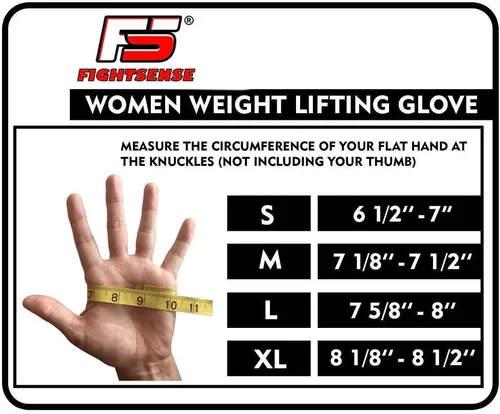 Vista 2 de FIGHTSENSE Ejercicios de levantamiento de pesas Guantes Cuero Entrenamiento Gimnasio Fitness Señoras Correa