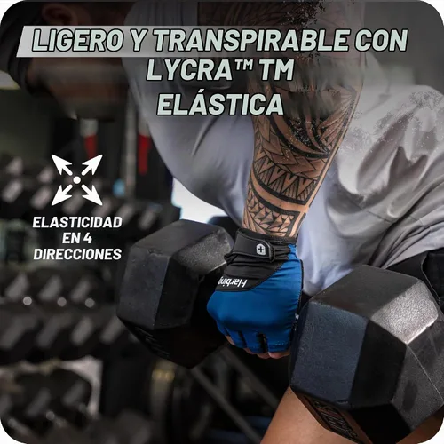 Vista 6 de Guantes Harbinger de Agarre de Entrenamiento 3.0