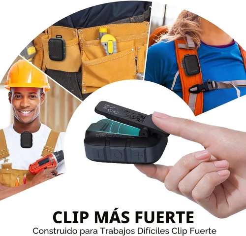 Vista 4 de INSMY Altavoces Bluetooth portátiles, impermeabilidad IP67, altavoz personal pequeño portátil con clip, sonido limpio, par estéreo, inalámbrico