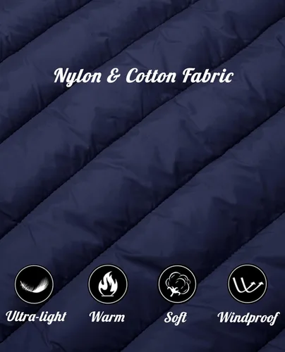 Vista 5 de MAGCOMSEN Chaqueta acolchada con capucha para mujer, ligera, acolchada, con 4 bolsillos, con cremallera, ropa cálida para invierno