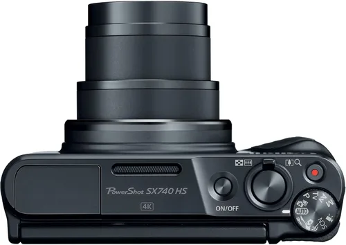 Vista 7 de Cámara digital Canon PowerShot SX740 HS (negra) con tarjeta de memoria SanDisk de 64 GB, trípode flexible de 12" (30 cm), lector de tarjetas de alta
