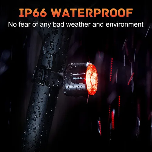 Vista 6 de Bike Rear Light Rechargeable Taillight: Semaho Safety Bicycle Tail Lights for Night Riding