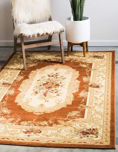 Vista 55 de Unique Loom Versailles Collection - Alfombra tradicional clásica con motivo floral, colección Versailles