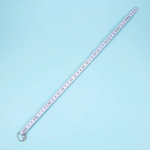 Vista 4 de Leadigol 2 llaveros de regla plegable, regla de plástico plegable portátil de 1.6 ft con llavero, herramienta de medición para mujeres y hombres