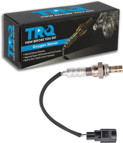 Vista 323 de TRQ Sensor de Oxígeno O2 de 4 Hilos de Banda Estrecha Compatible con VW Atlas 2.0L 2018-21, VW GTI 2.0L 2016-18, Audi A3 Quattro 2.0L 2015-18, VW