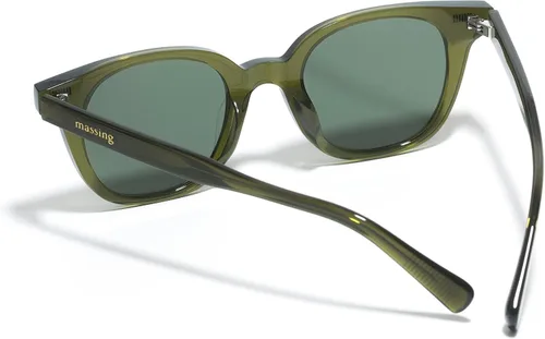 Vista 6 de MASSING Gafas de sol para mujer, gafas de sol de moda para hombres y mujeres, estilo clásico