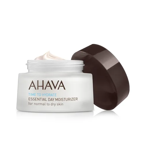Vista 9 de AHAVA Essential Day Moisturizer – Crema facial y cervical hidratante diaria esencial, efecto antienvejecimiento y suavizante, enriquecida