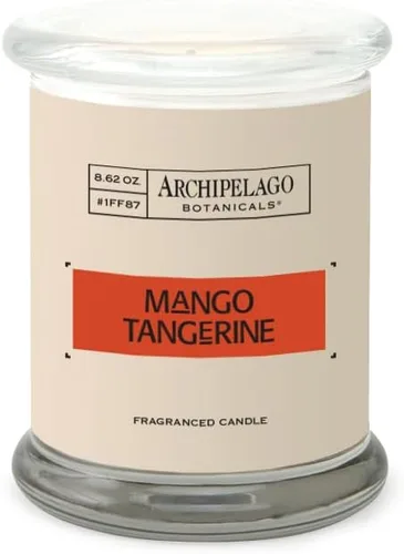 Vista 7 de Archipelago Botanicals Vela perfumada vertida a mano de cera premium, quema aproximadamente 60 horas, tabaco de bergamota, vela de soja en tarro