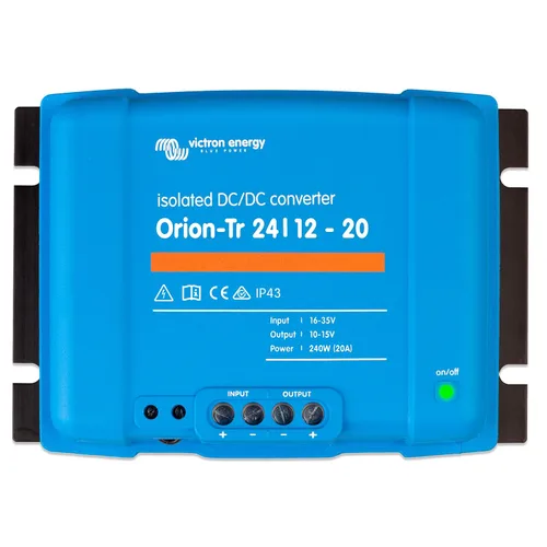 Vista 19 de Victron Energy Orion-Tr Convertidor de CC a CC - 12/12 voltios 9 amperios 110 vatios - Protección IP43 - para sistemas de batería dual - Aislado