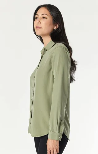 Vista 6 de Mavi Shelby - Camisa de mezclilla semiajustada para mujer