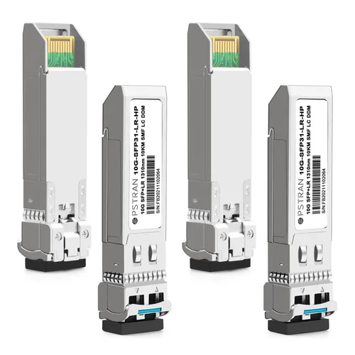 Vista 19 de 10GBASE-LR SFP+ Módulo Transceptor Óptico, 1310nm, 6.2 mi, DDM, Duplex LC SMF, 10 unidades, Gris, Sólido