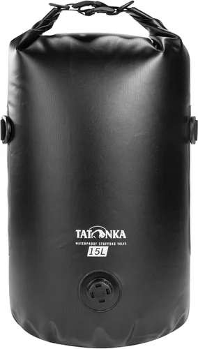 Vista 5 de Tatonka WP - Válvula de bolsa de relleno (15/25/48 L) - Bolsa ligera e impermeable con cierre de rollo y válvula para compresión de volumen en Negro
