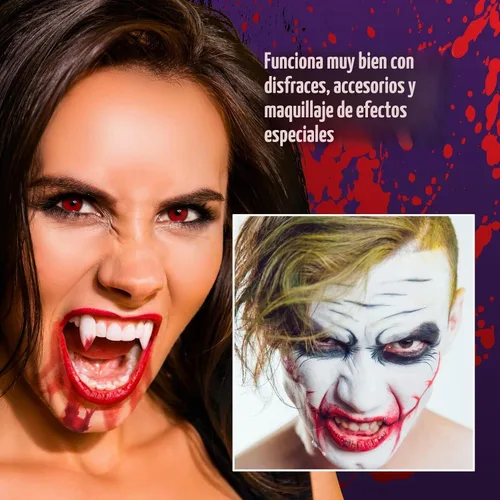 Vista 4 de Pinta de sangre para Halloween, sangre de vampiro; 16 onzas