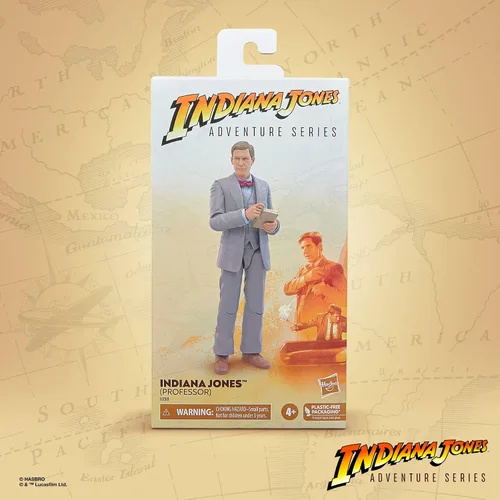 Vista 2 de Indiana Jones Adventure Series and the Last Crusade, (Profesor) juguete, figuras de acción de 6 pulgadas, niños a partir de 4 años