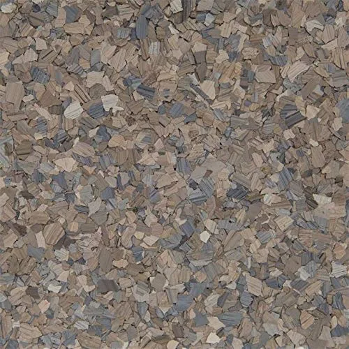 Vista 4 de Suministro de piso de hormigón Caja de 25 LB Epoxi Flake - Piedra pómez (F-9303) - Blanco grisáceo - 1/4" - Alta viscosidad - Resistente al agua 9202