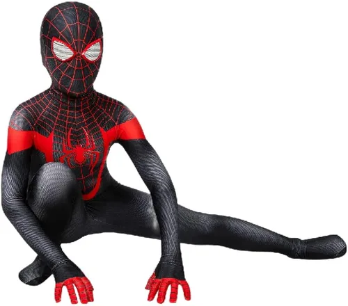 Vista 4 de EOILFM Kids Superheroes Bodysuit Halloween Cosplay Costumes for Boys