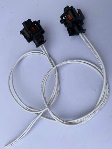 Vista 4 de Paquete de 2 conectores de inyector de combustible diésel para Chevrolet GMC 6.6L Duramax LLY LBZ LLM Diesel 2 cables Pigtail 88988963 PT2183