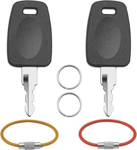 Vista 8 de Llaves de equipaje, 002 007 Llaves plateadas para T-S-A 002 007 llaves de bloqueo de equipaje maestro + 1 llavero, compatible con bolsa, maleta