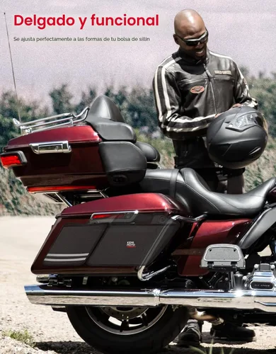 Vista 7 de KEMIMOTO Paquete de 2 organizadores de alforjas para motocicleta