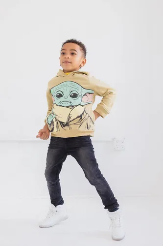 Vista 5 de STAR WARS The Mandalorian Baby Grogu - Sudadera con capucha de forro polar