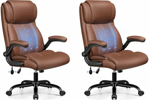 Vista 14 de BESTFAIR Ergonomic Office Chair, Desk Chair with Adjustable Lumbar Support Negro