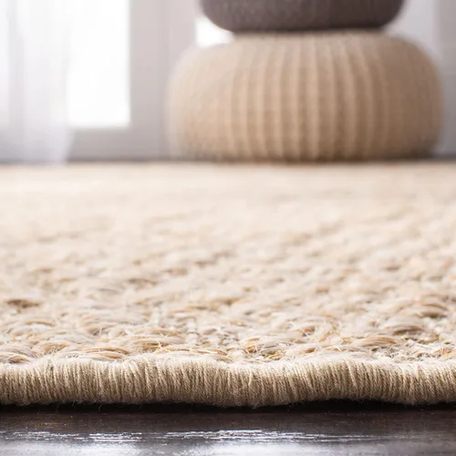 Vista 6 de SAFAVIEH Palm Beach Collection - Alfombra para pasillo, 2 pies 3 pulgadas x 10 pies, color beige y beige, diseño de sisal, no desprende pelusa