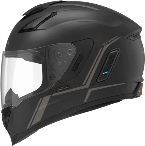 Vista 9 de Casco integral inteligente Sena Stryker con malla integrada y comunicaciones Bluetooth, luz trasera LED y sonido de Harman Kardon, DOT