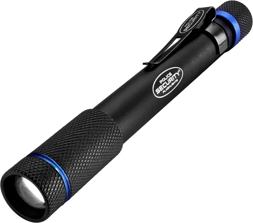 Vista 8 de Police Security Aura-RS Linterna recargable ultra brillante de 260 lúmenes, compacta, 3 modos, enfoque deslizante, carga USB-C, perfecta