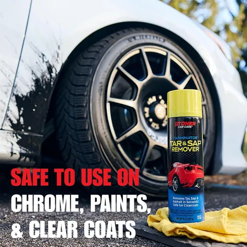 Vista 5 de Stoner Car Care 91154-2PK 295,7 ml. Tarminator de alquitrán, savia y asfalto, seguro para pintura automotriz y cromo en autos, camiones, vehículos