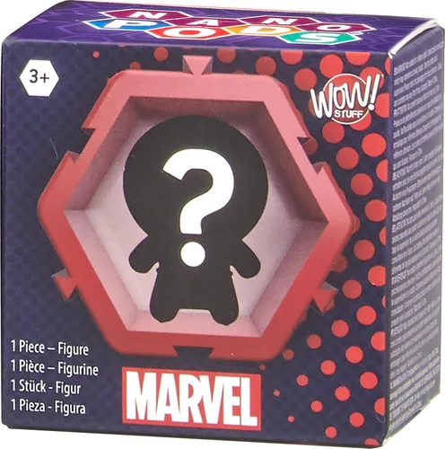 Vista 7 de Mattel NANO PODS Figuras coleccionables conectables del Universo DC. Sorpresa de juguete con personajes dentro de la cápsula adjunta, conéctese a