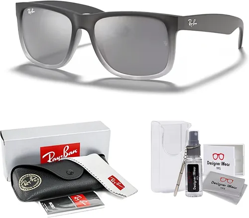 Vista 2 de Ray-Ban RB4165 JUSTIN Sunglasses For Men For Women+BUNDLE with ACCESSORY EYEWEAR KIT