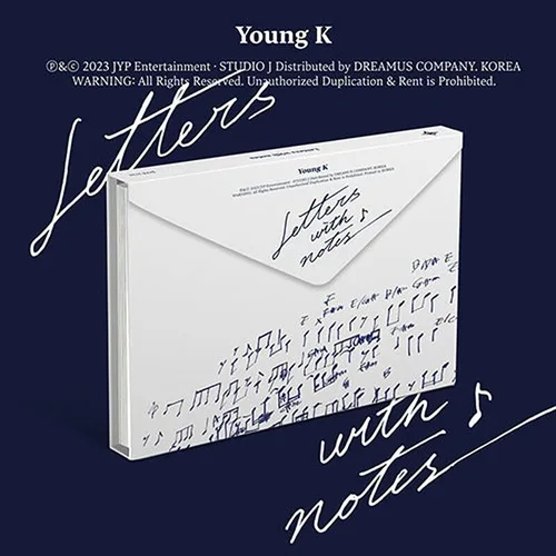 Vista 2 de YOUNG K LETTERS WITH NOTES 1st Full Album ALBUM Ver Ver. K-POP SEALED