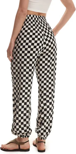Vista 4 de SENSERISE Womens Harem Pants Yoga Hippie Palazzo Lounge Beach Pant Boho Trousers with Pockets