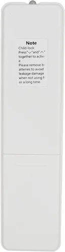 Vista 9 de Mando a distancia de repuesto para aire acondicionado portátil Black Decker BPT06WTB BPT10HWTB BPT05WTBA BPT10WTB BPT07WTB