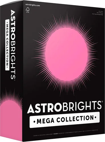 Vista 8 de Astrobrights Mega Collection, cartulina coloreada