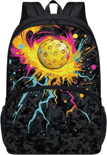 Vista 31 de American Flag Fire Galaxy Pattern Kids Backpack for Boys Girls Elementary Students Bookbag Middle School Bag Lightweight Children Travel Bag