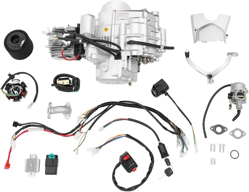 Vista 9 de Motor de 110cc 4 velocidades con arranque de patada y carburador para motos Pit Dirt Bike, para Honda CRF50 / CRF70 / XR50 / XR70 / Z50 / Z50R