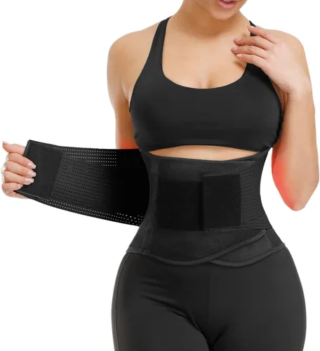 Vista 12 de VENUZOR Cinturón de entrenamiento de cintura para mujer – Faja reductora de cintura – Cinturón adelgazante – Cinturón deportivo (grado UP)