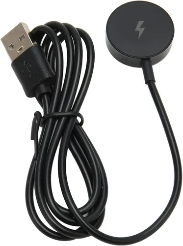 Vista 4 de Cargador de reloj inteligente para 1 2 3, USB Smartwatch Cable de carga Dock Charger Stand. (negro)