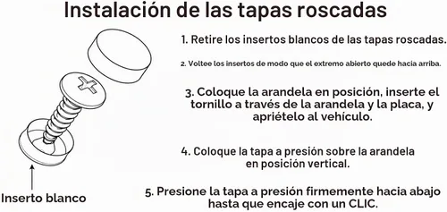 Vista 3 de Refuerzo Trasero de Placa de Matrícula de Acero Inoxidable (12 x 6 Pulgadas, Negro Mate)