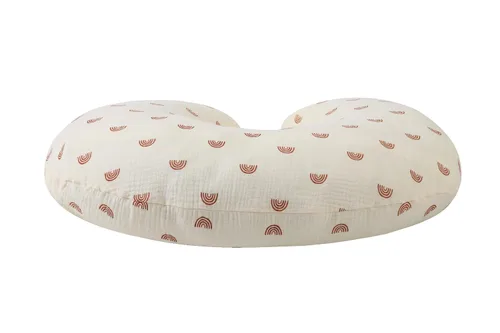 Vista 6 de Onacosht Funda de Almohada de Lactancia de Muselina Suave 100% Algodón Funda de Almohada de Alimentación se Adapta a la Almohada de Lactancia
