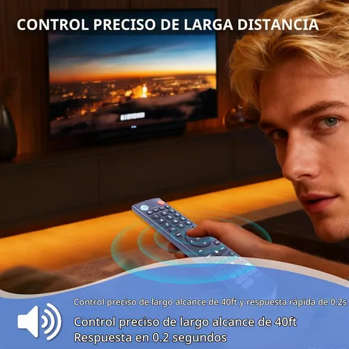 Vista 5 de Nuevo control remoto de voz V3 Pro compatible con vSeeBox V1/V2, V3/V2/V1/V5 Pro, V3Plus, Max/Elite/Max Control remoto por voz Bluetooth inteligente