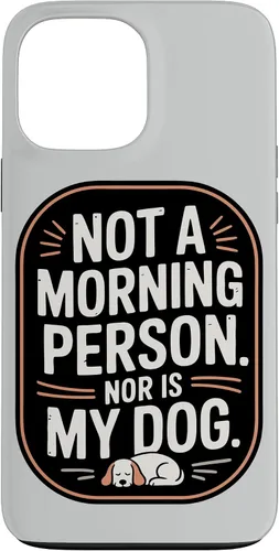 Vista 24 de Dog Owner Dog Parent Morning Case for iPhone 16