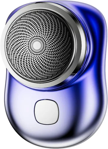 Vista 9 de Afeitadora eléctrica para hombres, Mini-Shave - Afeitadora eléctrica portátil, tamaño de bolsillo, afeitadora portátil húmeda y seca para hombre