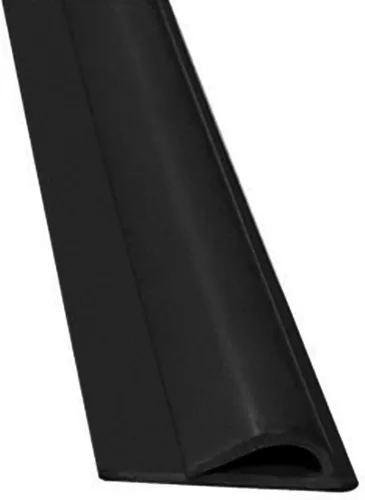 Vista 7 de Tira de borde de alfombra, protector de borde negro para suelos de vinilo, reductor de umbrales, tira de unión de piso, impermeable, autoadhesiva