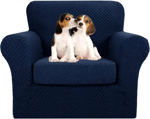 Vista 14 de MAXIJIN funda para sofá de 4 piezas, para sofás de 3 plazas, muy elástica, no se desliza, para perros, para mascotas, protector elástico de muebles