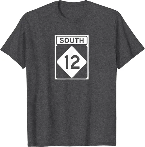 Vista 27 de Highway 12 South NC Outer Banks North Carolina Hwy - Camiseta, Negro, S